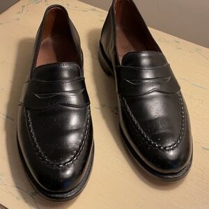 Classic Black Leather Loafers